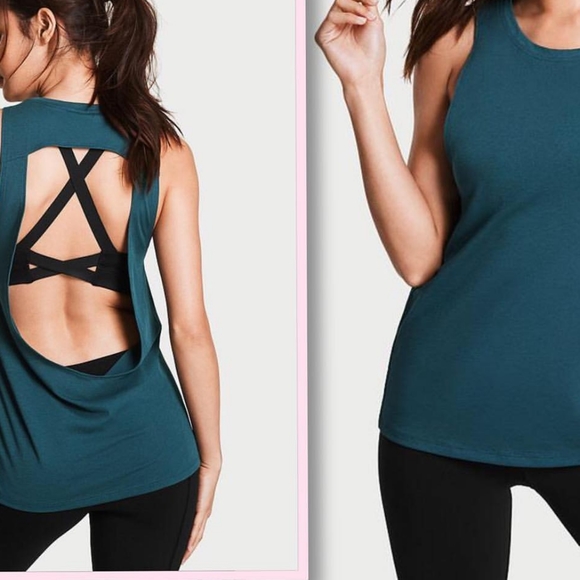 Victoria's Secret Tops - Blue Victoria's secret sport workout tank top